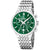 Festina Herrenuhr mit grünem Zifferblatt und Edelstahlarmband, Chronograph