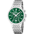 Festina Herrenuhr mit Chronograph, grünem Zifferblatt, Edelstahlarmband und Saphirglas