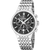 Festina Herren-Chronographuhr: Edelstahlarmband, schwarzes Zifferblatt, Saphirglas