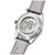 Festina Herrenuhr mit sichtbarem Automatikwerk im Gehäuseboden und hellgrauem Lederarmband