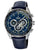 Festina Sportchronograph: Herrenuhr mit blauem Zifferblatt und Lederarmband