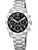 Festina Kinderuhr mit schwarzem Zifferblatt, Chronograph, Edelstahlarmband und Metallgehäuse
