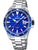 Festina Herrenuhr mit blauem Zifferblatt, Edelstahlband und Datumsfenster