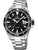 Festina Prestige Herrenuhr mit schwarzem Zifferblatt, Stahlarmband und Drehlünette