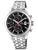 Festina Herren-Chronographenuhr mit Metallband und schwarzem Zifferblatt