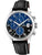 Festina Herrenchronograph mit blauem Zifferblatt und Lederarmband