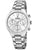 Festina Damenuhr mit silbernem Edelstahlband und weißem Chronographen-Zifferblatt