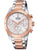 Festina Damenuhr mit Chronograph, Metallband Roségold/Silber und roséfarbenem Zifferblatt