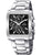 Festina Herrenuhr mit Chronograph, schwarzem Zifferblatt und Edelstahlarmband