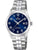Festina Herrenarmbanduhr mit blauem Zifferblatt, Stahlband und Mineralglas