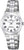 Montre Festina pour femme avec cadran blanc, échelle index noire et bracelet en acier inoxydable