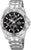 Montre multifonction Festina avec cadran noir et bracelet en acier inoxydable, chronographe
