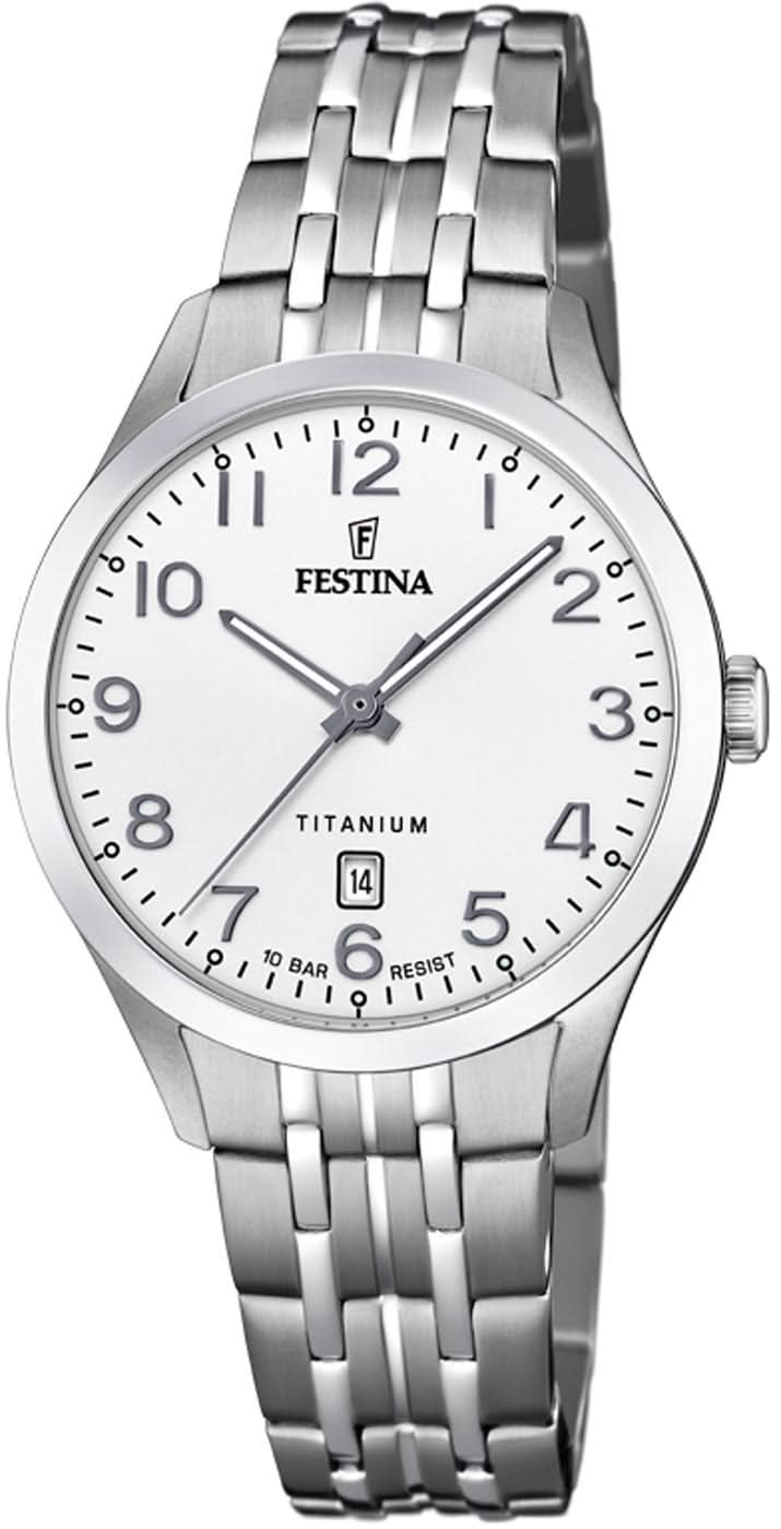 Montre Festina Titanium F20468/1 pour femme • Titane léger • 10 bars