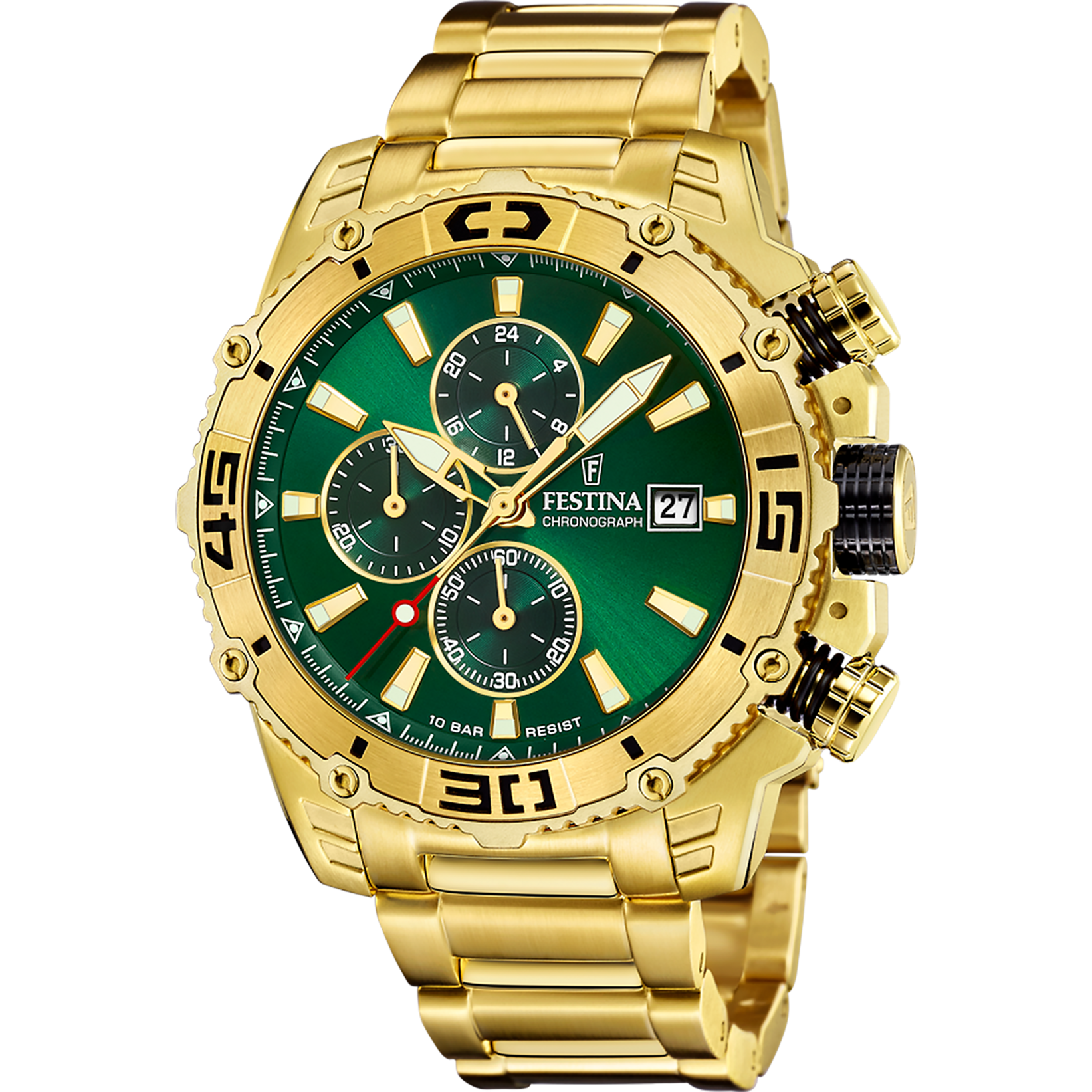 Festina Prestige F20492/3 Herrenuhr • Saphirglas • Edelstahlarmband
