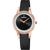 Festina Damenuhr mit schwarzem Zifferblatt, Zirkonia-Lünette und schwarzem Metallband