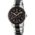 Festina Damenuhr mit schwarzem Zifferblatt, Keramikband und Edelstahlgehäuse