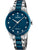 Festina Damenuhr mit blauem Zifferblatt, Zirkonia-Indizes und Keramikarmband