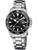Festina Damenuhr mit schwarzem Zifferblatt, Datumsanzeige und Metallarmband