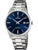 Herrenarmbanduhr Festina mit blauem Zifferblatt, Stahlschlaufband und Mineralglas