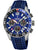 Festina Chronograph für Herren mit blauem Zifferblatt und Armband, Stahlgehäuse