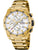 Festina Chrono-Sport Herren-Chronograph: goldfarbenes Band, weißes Zifferblatt
