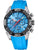 Festina Chrono Bike Herrenuhr mit blauem Zifferblatt, Chronographen-Anzeigen, blauem Kautschukband