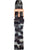 Wechselarmband mit dunklem Camouflage-Muster und Roségold-Schnalle