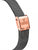Festina Damenarmbanduhr mit roségoldener Schließe und schwarzem Metallgeflechtband