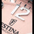 Pièce Festina en acier inoxydable avec logo F et gravure, gros plan