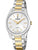 Damenuhr Festina mit zweifarbigem Metallarmband, weißem Zifferblatt und goldenen Akzenten
