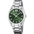 Damenuhr Festina mit grünem Zifferblatt und Metallarmband