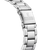 Montre pour femme avec bracelet en acier inoxydable et fermoir déployant, gravure sur le boîtier