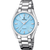 Festina Damenuhr mit blauem Zifferblatt und Stahlarmband, runde Zeiger & Indexe