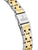 Damenuhr mit silber-goldenem Edelstahlarmband, Quarz, Mineralglas