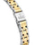 Festina Damenuhr mit zweifarbigem Edelstahlarmband, silber/gold und Schließe
