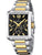 Festina Herren-Chronograph mit bicolor Edelstahlband und schwarzem Zifferblatt