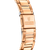 Montre pour femme : boucle en acier inoxydable plaqué or rose avec gravure Festina au dos