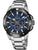 Festina Herren-Chronographenuhr mit blauem Zifferblatt und Edelstahlband
