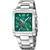 Festina Herrenchronograph mit grünem Zifferblatt und Stahlarmband, Mineralglas