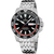Festina Herrenarmbanduhr mit schwarzem Zifferblatt, Saphirglas und Edelstahlarmband