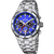 Festina Chrono Bike Herrenuhr mit blauem Zifferblatt und Chronograph, Edelstahlband