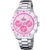 Festina Chronograph-Uhr mit rosafarbenem Zifferblatt, Metallband und Keramikgehäuse