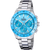 Festina Damenchronograph mit türkisfarbenem Zifferblatt und Metallarmband