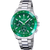 Festina Damenuhr, grünes Zifferblatt, Keramik-Chronograph
