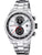 Festina Herren-Chronographenarmbanduhr: Edelstahlband, schwarzes Zifferblatt, Tachymeter