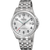 Herrenarmbanduhr Festina mit silbernem Titan-Armband, weißem Zifferblatt und Datumsanzeige
