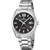 Festina Herrenarmbanduhr mit schwarzem Zifferblatt, Datumsfenster und Metallband
