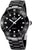 Montre pour femme avec bracelet en céramique noire, cadran rond et chiffres, quartz
