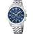 Festina Herrenuhr-Chronograph mit Edelstahlarmband und blauem Zifferblatt, Datumsanzeige