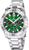 Montre Festina pour homme avec cadran vert, chronographes et bracelet en acier